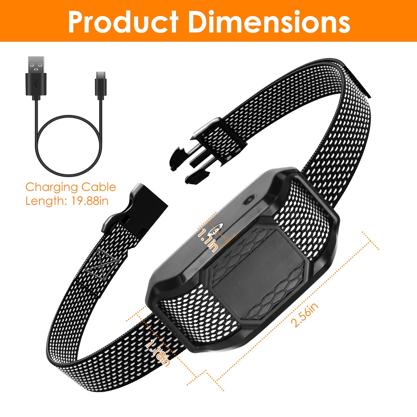 US Local 1Pc Citronella Bark Collar For Dogs Spray Bark Collar Anti Barking Control For Small Medium Large Dogs IP65 Waterproof No Electric Shocks