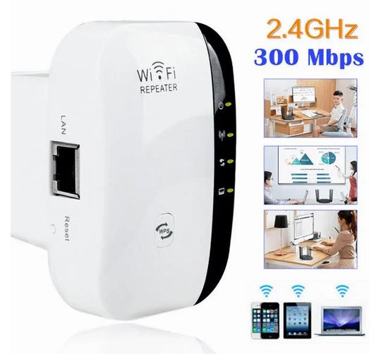 US Local WiFi Range Extender Internet Booster Wireless Signal Repeater