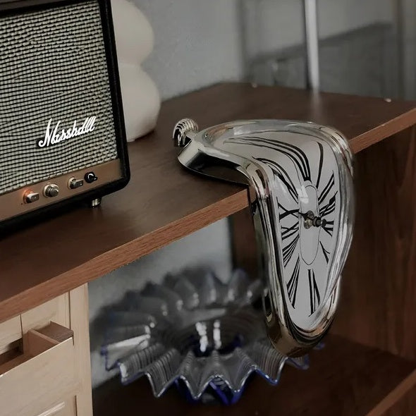 US Local DALI Table Clock Melting Clock Wall Clock Table Decoration Holiday Christmas Gifts