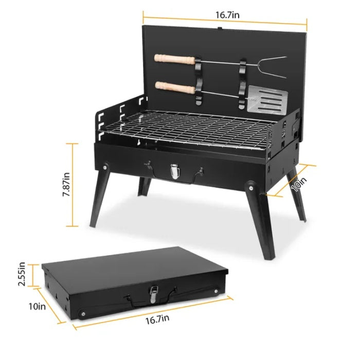 US Local Outdoor Portable Foldable Charcoal Grill