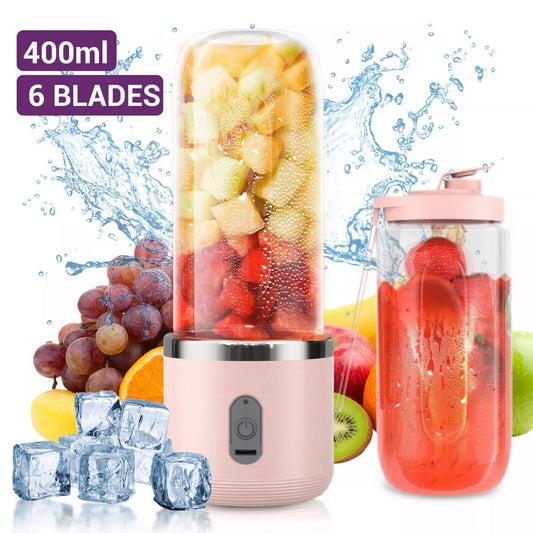 UK Local Rechargeable Electric Fruit Juice Maker Portable Blender Smoothie Juicer Machine