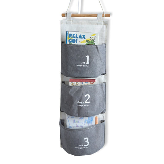 US Local Three-layer Hanging Storage-Gray 5088