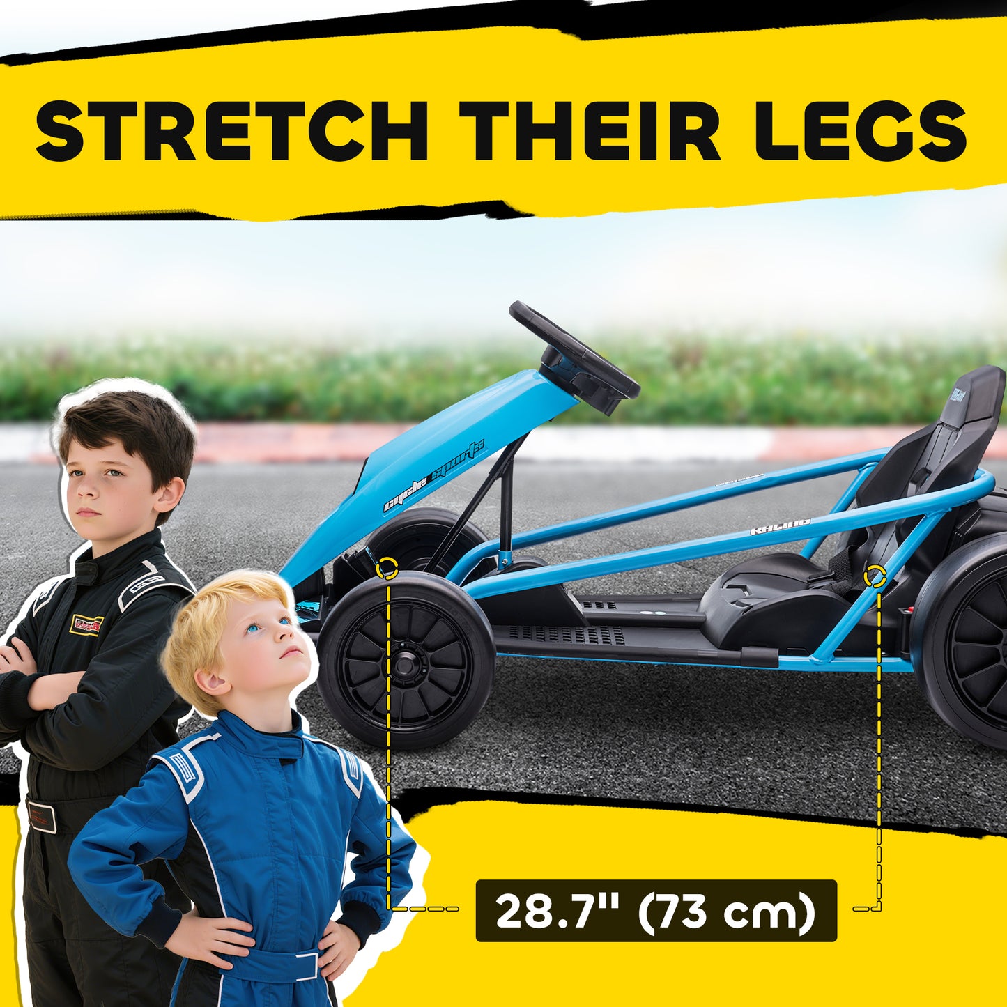 US Local 24V Electric Go Kart for Kids