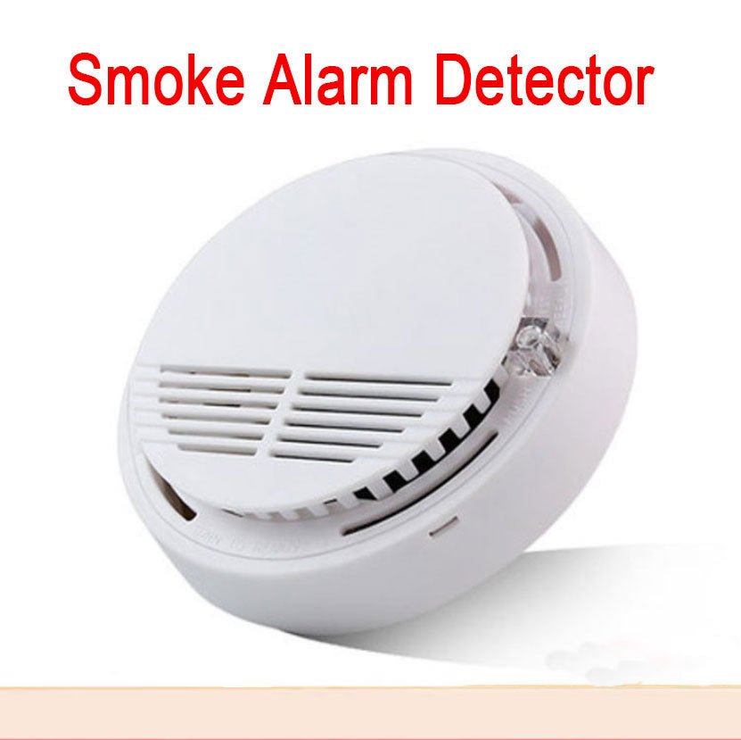 US Local Smoke Alarm Detector Fire Gas Alarm Detector With Battery Photoelectric Sensor Alert Warning