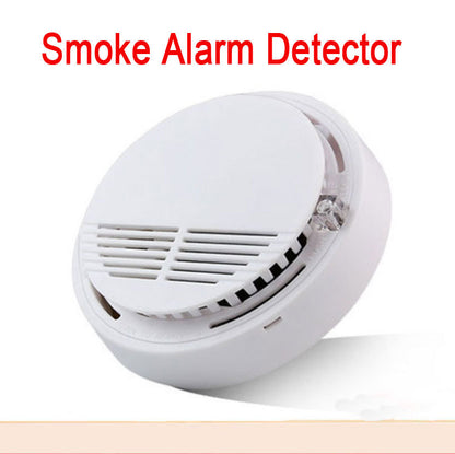 US Local Smoke Alarm Detector Fire Gas Alarm Detector With Battery Photoelectric Sensor Alert Warning