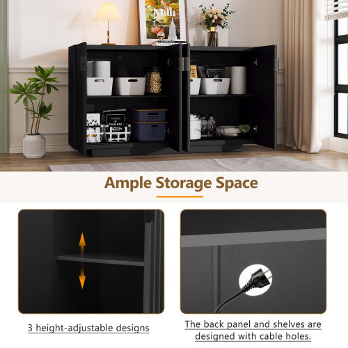 US Local Wave Doors, Ample Storage Space, Sideboard