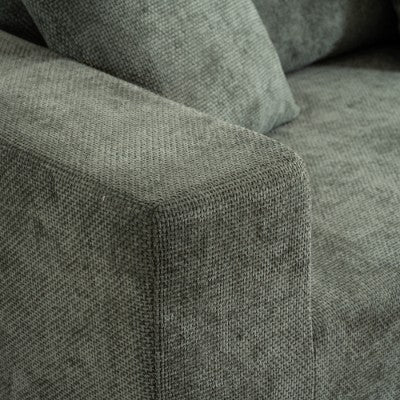 US Local Modular Cross-section With L-shaped Lounge Chair, Cloud Sofa, Living Room, Bedroom Soft Cushion Sofa - No Installation Required - Chenille Fabric