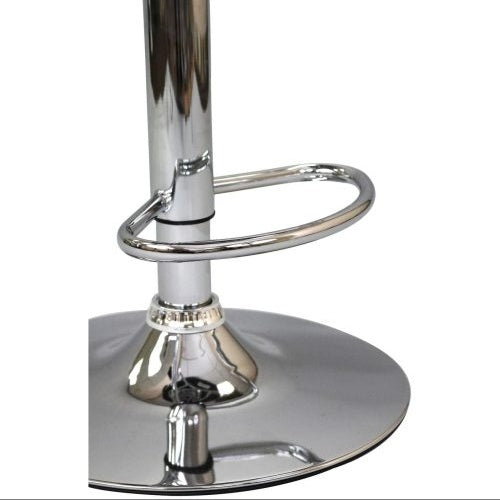 US Local Contemporary Style White Color Bar Stool Counter Height Chairs Set Of 2 Adjustable Swivel Kitchen Island Stools