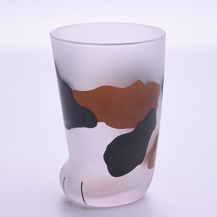 USA Local Creative Cute Cat Paws Glass Tiger Paws Mug Office Coffee Mug Tumbler Personality Breakfast Milk Porcelain Cup Gift