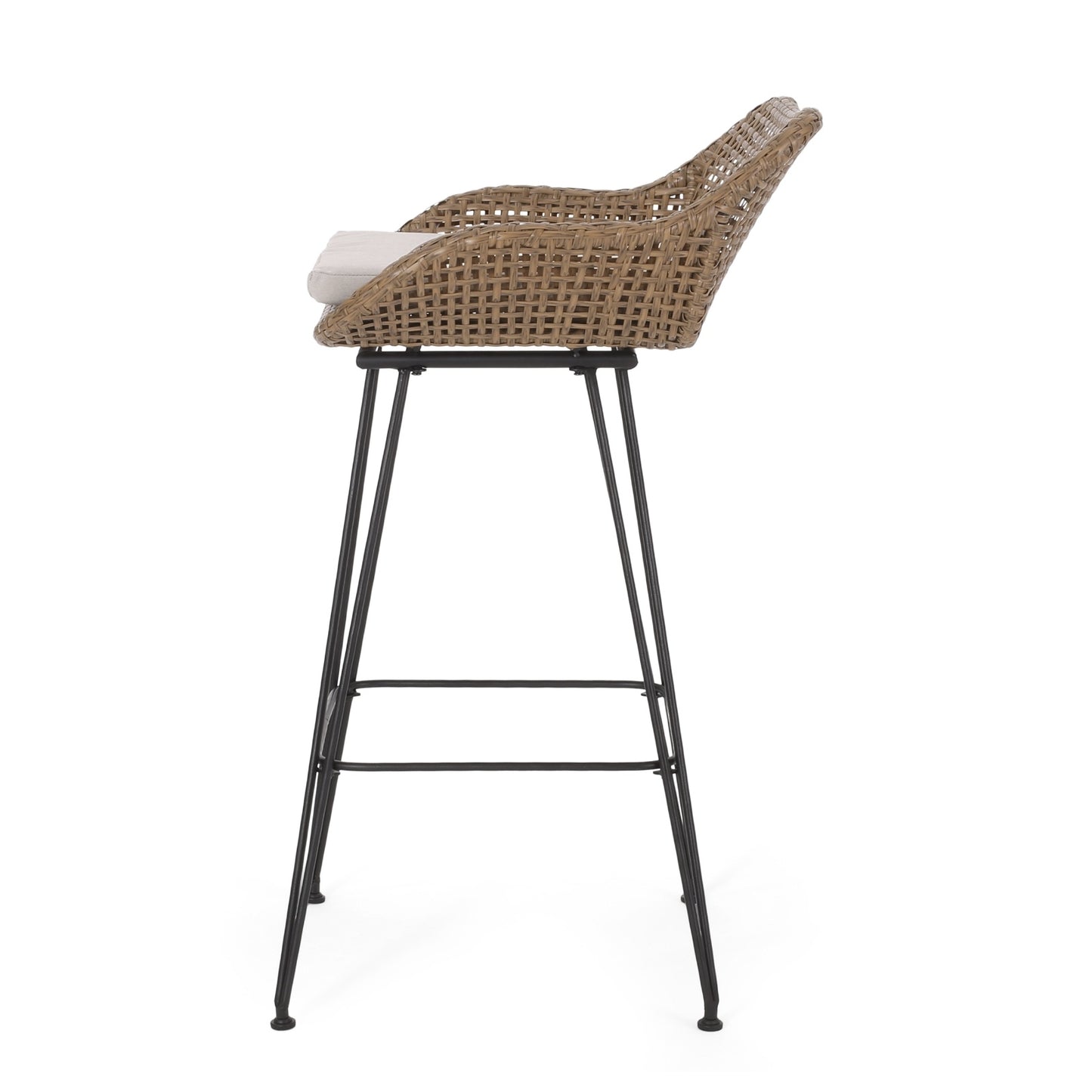 US Local PE Rattan BAR STOOL