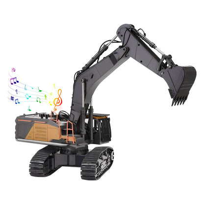 US Local Remote Control Excavator Toy 22 Channel 1:14 Scale RC Excavator Digger For Kids