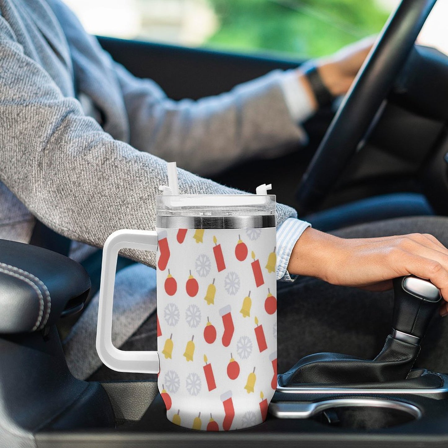 PHDT00010 POD US Local Tumbler 40 oz Large Capacity Car Cup Christmas