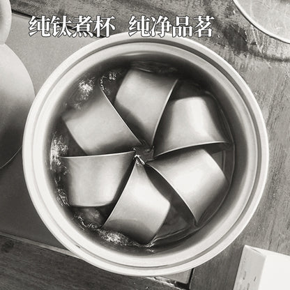 Pure Titanium Double Furnace Electric Kettle Constant Temperature Insulation