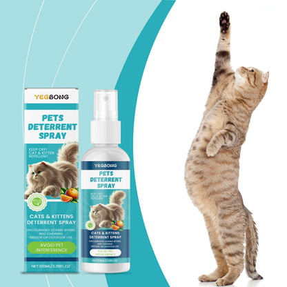 US Local Yegbong Cat Anti-Scratch Spray Indoor Restricted Area Set Up To Expel Pets Anti-scratch And Bite Furniture Sofa Spray