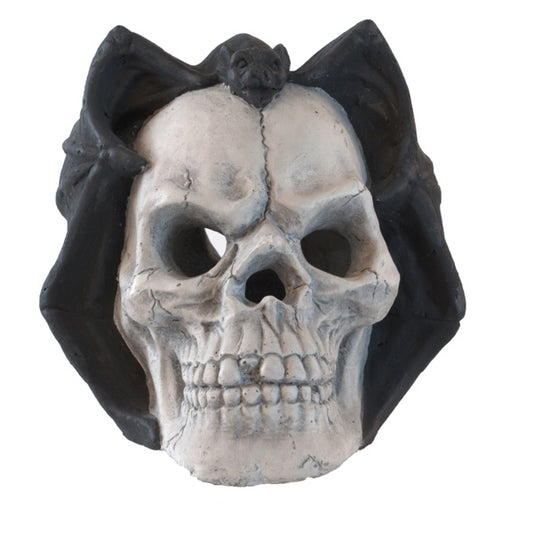 Demon Skull Gas Fireplace, Suitable For Ventless Or Ventless Propane, Gel, Ethanol, Electric, Outdoor Fireplaces And Fire Pits, Halloween Decorations - Patent Pending