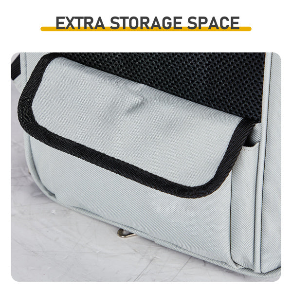 US Local Pet Carrier Backpack, Expandable Cat Dog Carrier With Back Extension, Breathable Mesh Travel Backpack For Small Dogs Cats, Soft-Sided Pet Backpack Holds Up To 26 Lbs