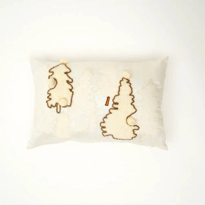 US Local Polyester Pillow With Embroidery Work