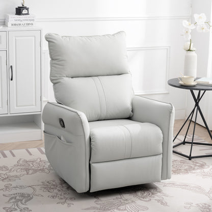 US Local 360 Swivel Rocking Recliner Chair, Nursery Glider, Modern Small Rocker