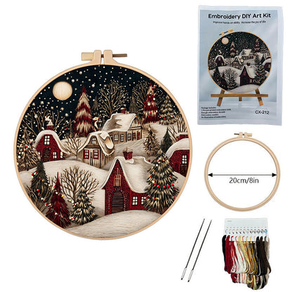 Kit Christmas Eve Kit Material Package Embroidery Fabric