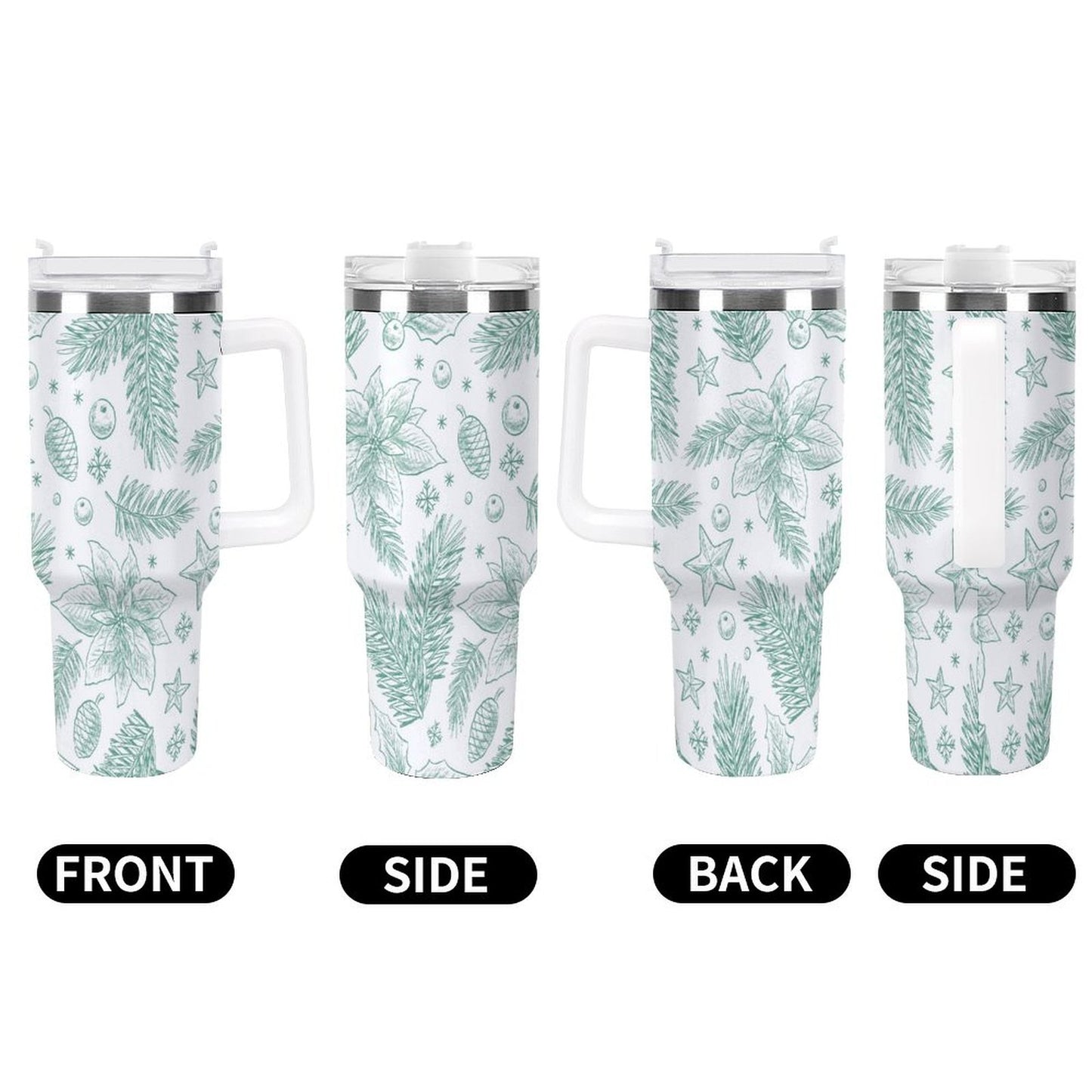 PHDT00283 POD US Local Tumbler 40 oz Large Capacity Car Cup Christmas Autumn Food