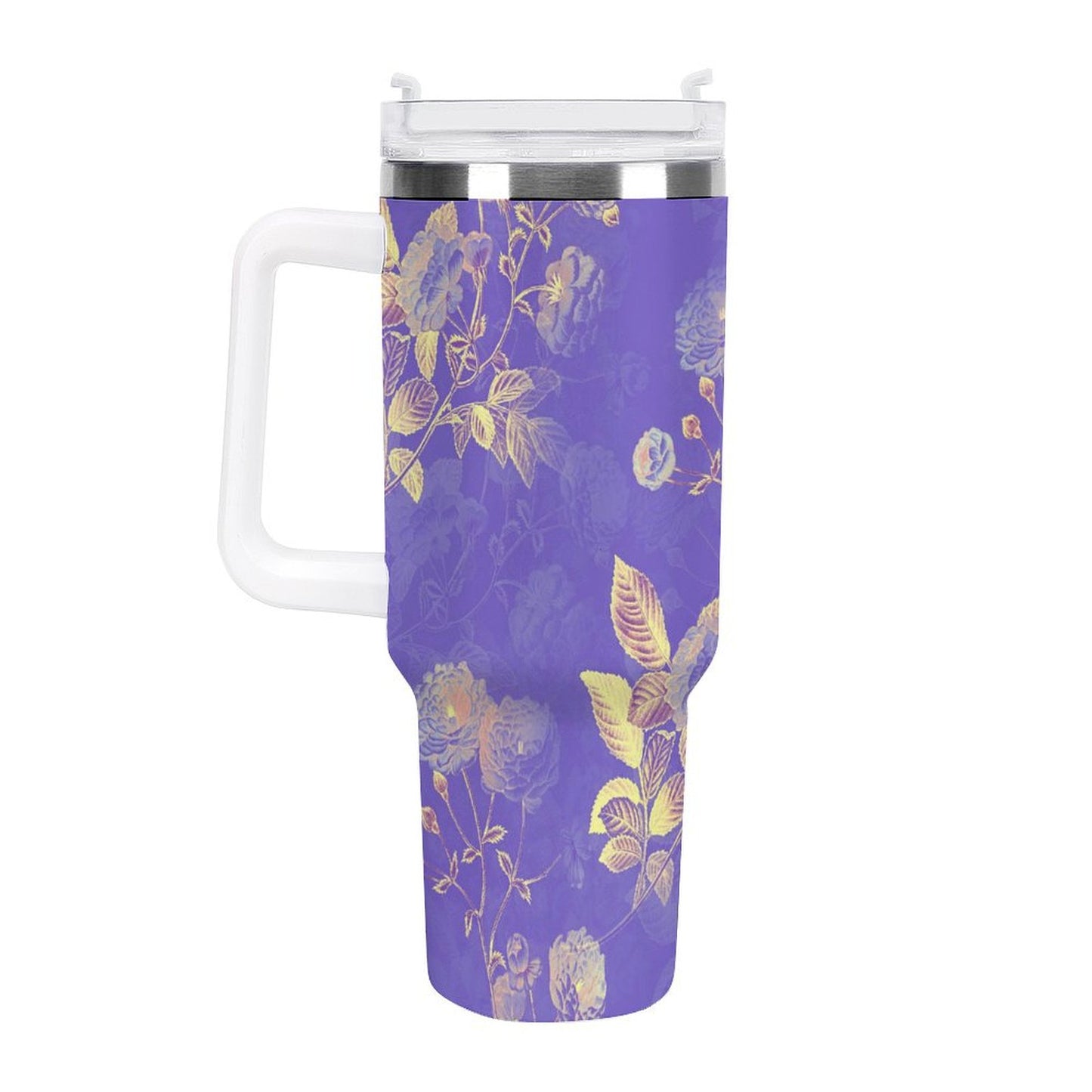 PHDT00119 POD US Local Tumbler 40 oz Large Capacity Car Cup Flowers