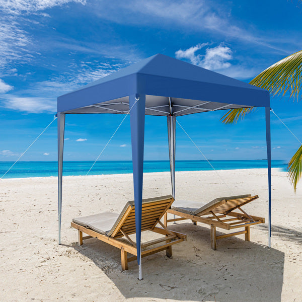 US Local Blue Non Enclosed Folding Shed