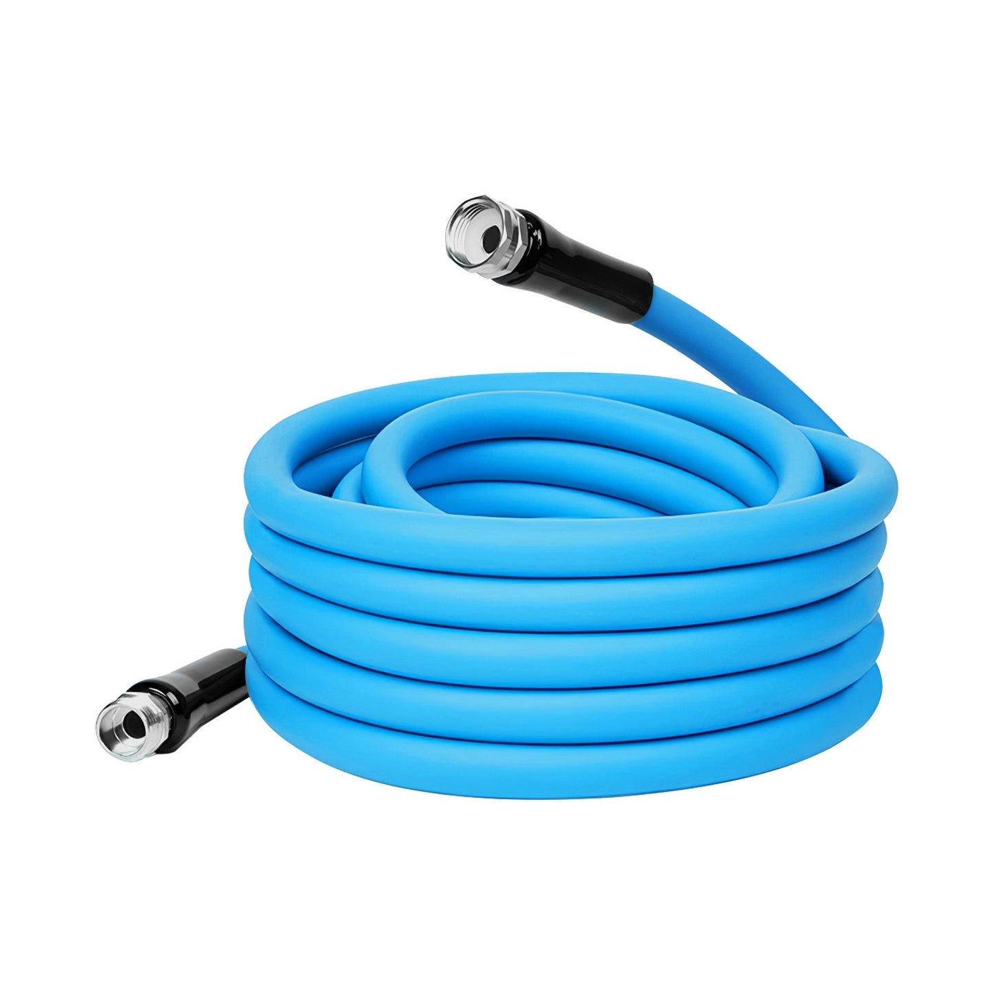 US Local 25FT-50FT Options -- 1Pc Non-Expanding Flexible Garden Hose Heavy Duty PVC Water Hose Leak-Resistant Kink-Free All-weather Burst 500PSI