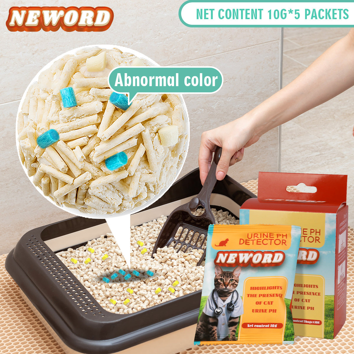 US Local Cat Litter Self Checking Particles