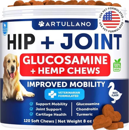 US Local Hemp Hip And Joint Supplement For Dogs Glucosamine For Dogs