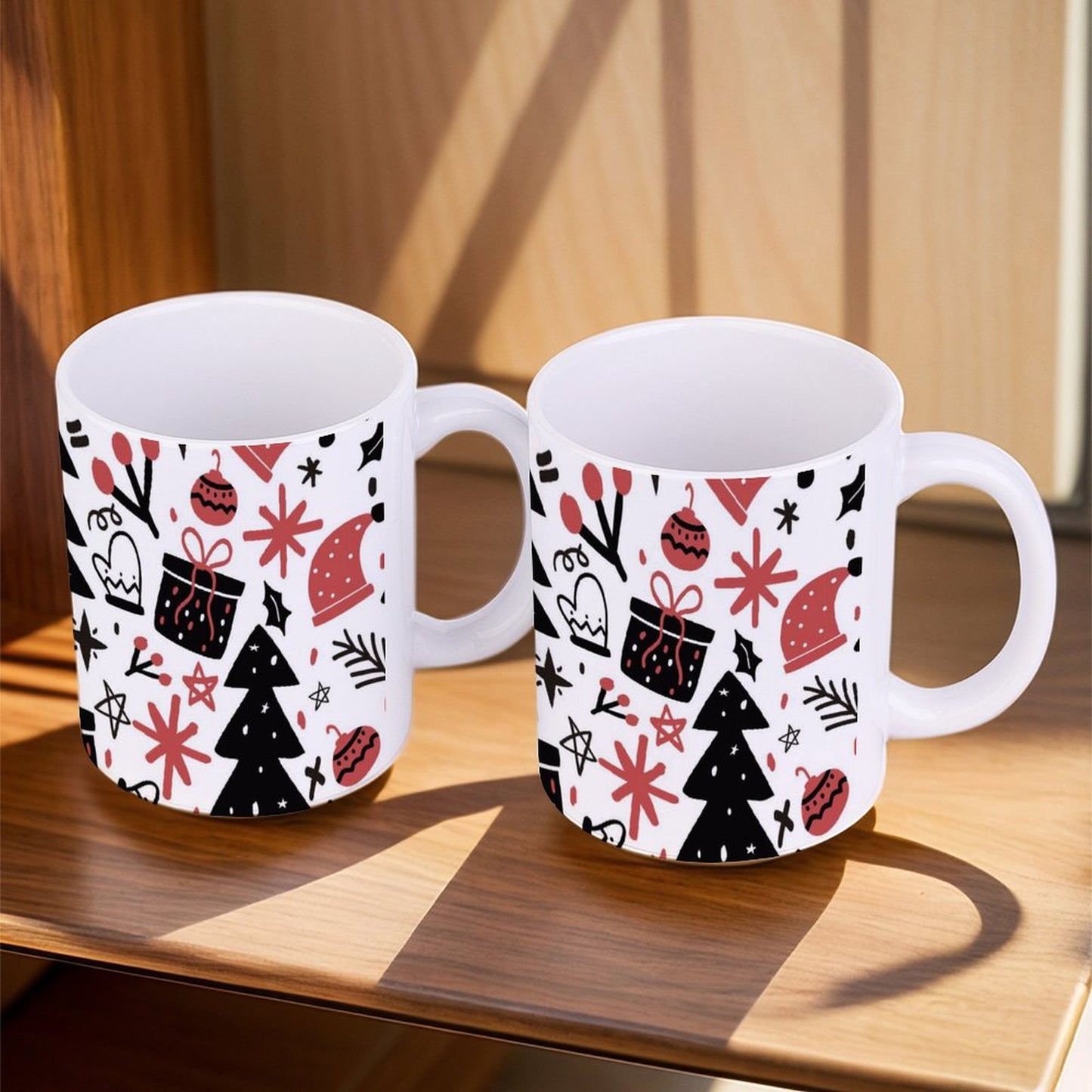 POD US Local White mug with full print, Christmas 0059