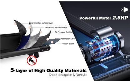 US Local Folding Treadmill Electric Running Machine