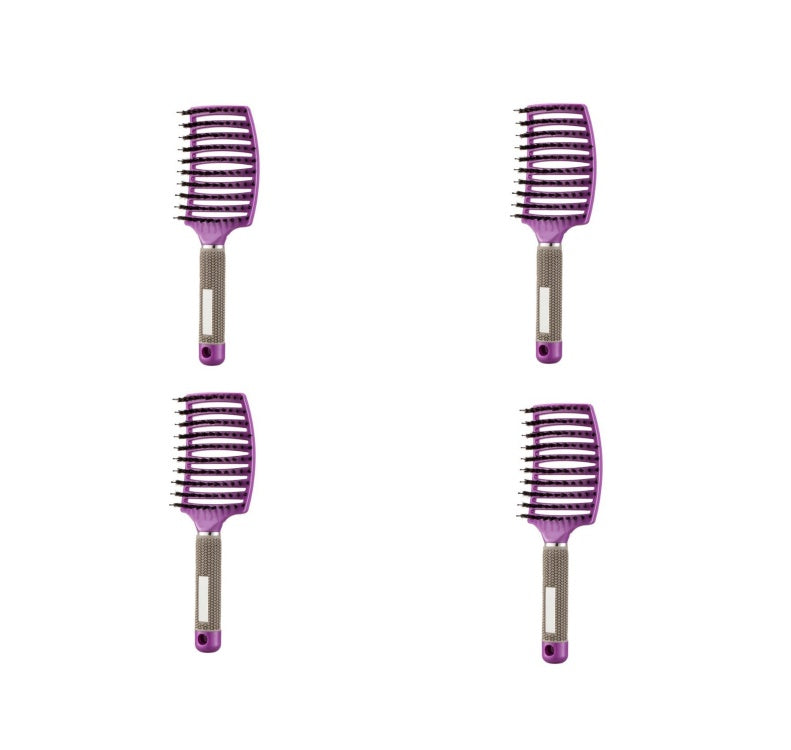 US Local Hairbrush Anti Klit Brushy Haarborstel Women Detangler Hair Brush Bristle Nylon Scalp Massage  Teaser Hair Brush Comb
