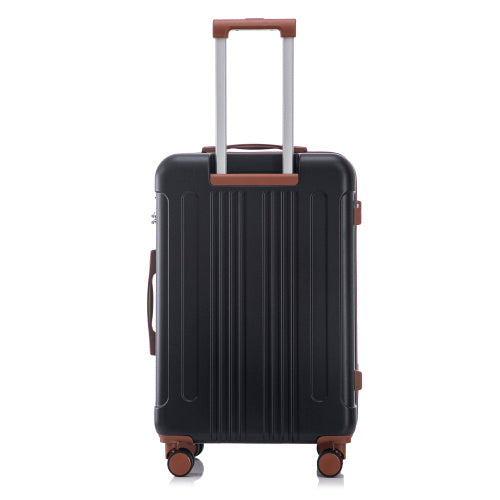 US Local 20   24  28  3 Pcs Set In ABS Spinner Wheel Luggage, Carry On Suitcase, Matching Color, TSA Combination Lock