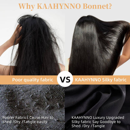 US Local Silk Bonnet, Satin Hair Bonnet For Sleeping For Wavy Curly Natural Hair