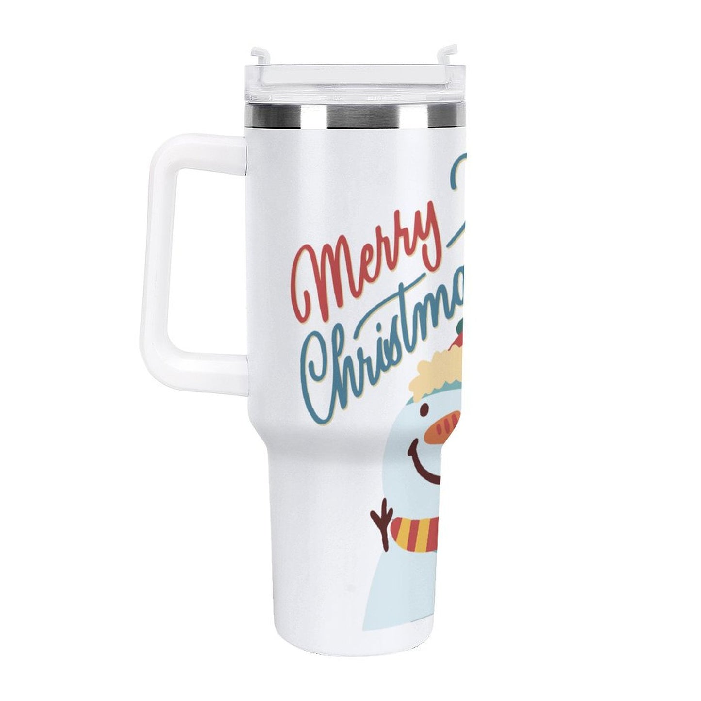 POD US Local 40oz Large Capacity Car Cup Christmas Tree Snowman