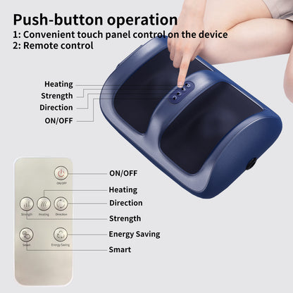 US Local Intelligent Foot Massager With 3D Air Cushion Massage, Constant Temperature Heating, 15-minute Automatic Timer, Low Noise Design. Ideal For Relaxation In The Office Or At Home