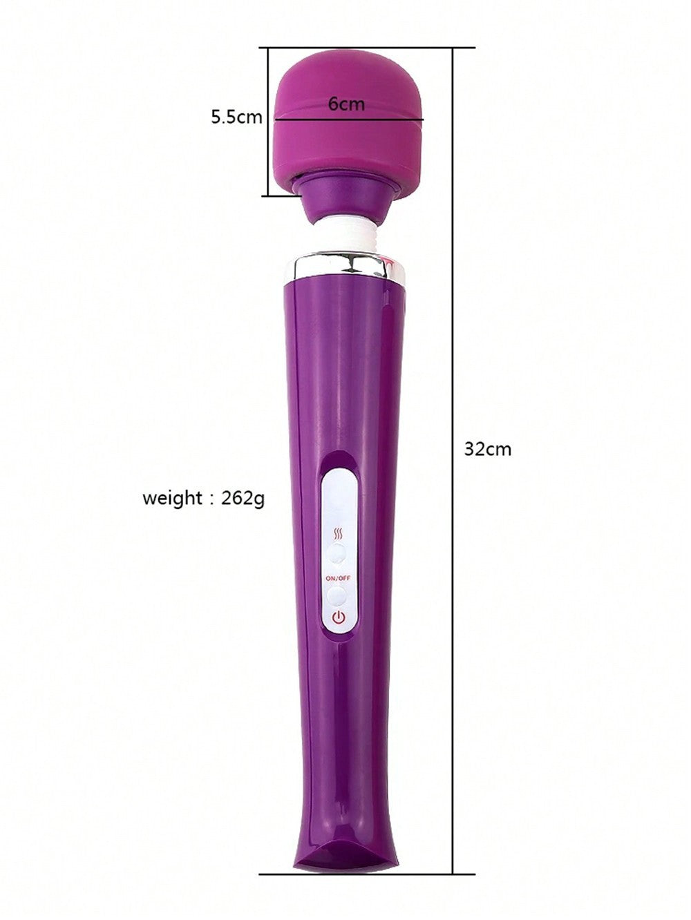US Local Handheld Massager 20 Speed Wand Vibrating Massage Magic Full Body Therapy Motor