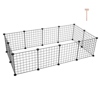 US Local 12 Pieces Of Iron Mesh Material Fence