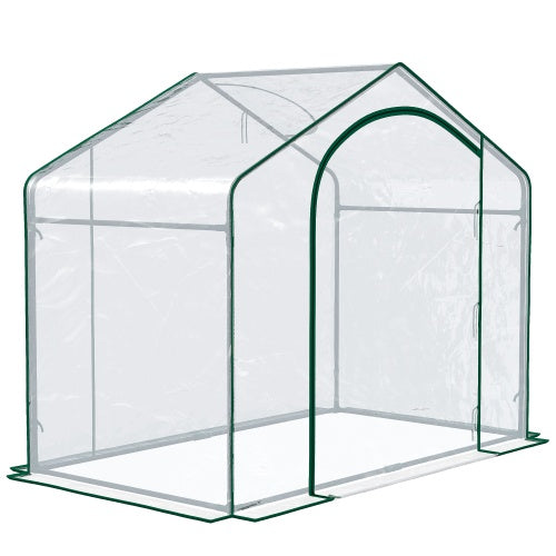 US Local Portable Walk-in Steel Frame Garden Greenhouse