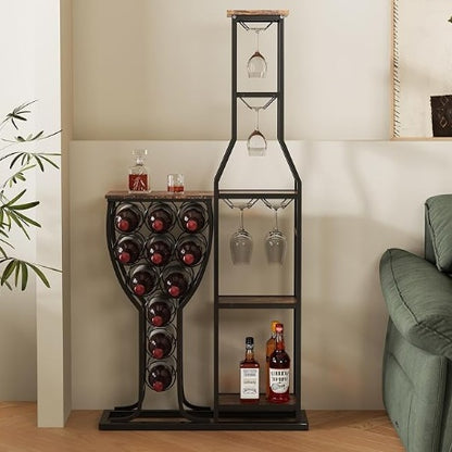US Local Hanging Wine Glass Holder Wine Storage Rack