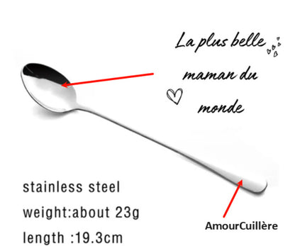 Stainless Steel Spoon You Are My Sunshine Couple Family Tableware
