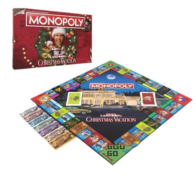 Funny Christmas Monopolys Board Game