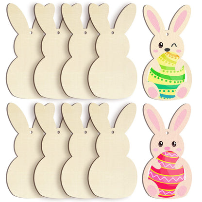 Wooden Craftwork Thanksgiving Snowflake Love Heart Big Pumpkin With Hole Handmade Pendant