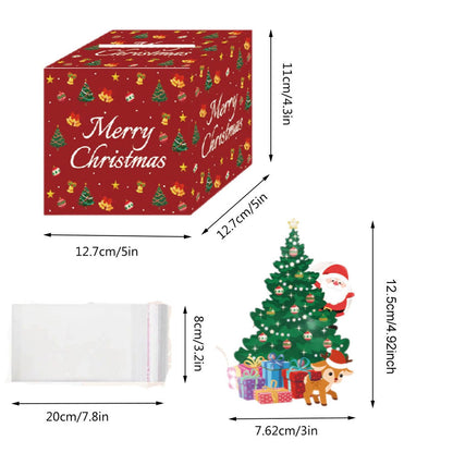 US Local 1 PC Christmas Cash Gift Box