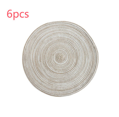 Western-style Placemat Home Placemat Coasters Heat Proof Mat