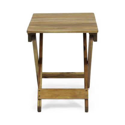 US Local Outdoor Folding Wooden Edge Table