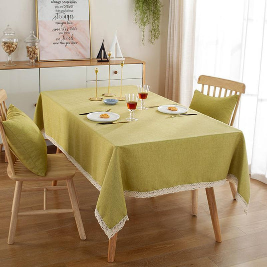 Tablecloth Linen Lace Tablecloth Suitable For Rectangular Dining Table