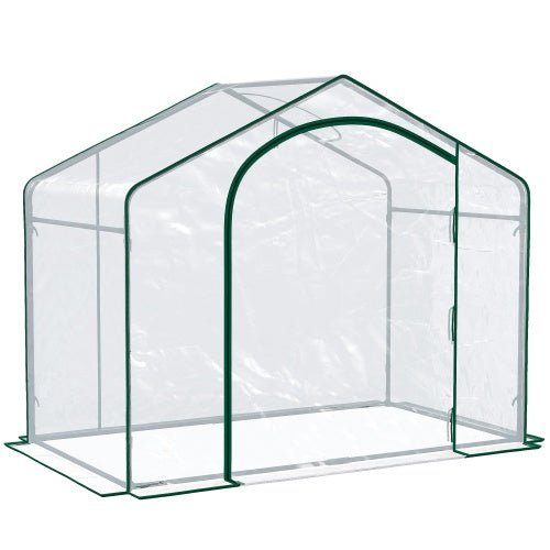US Local Portable Walk-in Steel Frame Garden Greenhouse