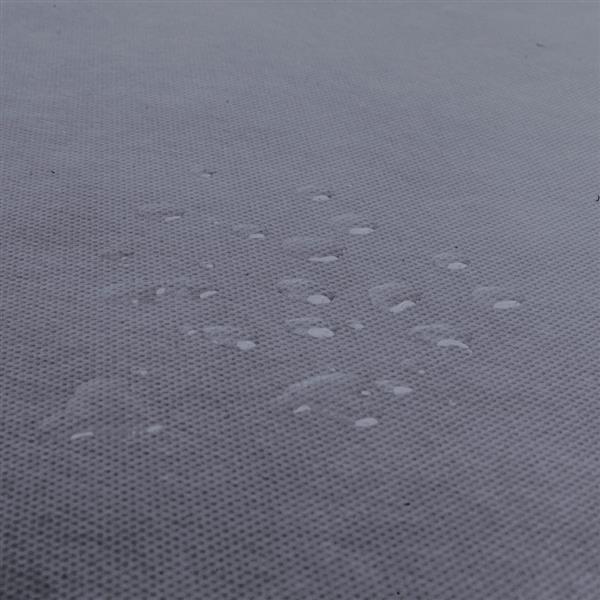 US Local Non Woven Wardrobe 4 Layers 10 Grids 130 X 45 X 167cm - Gray