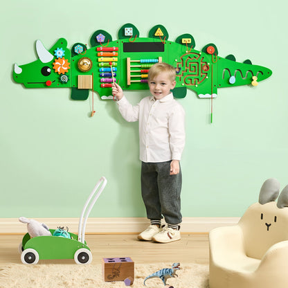 US Local Dinosaur Activity Wall Busy Board Panels 11 Activities Sensory Wall Panel